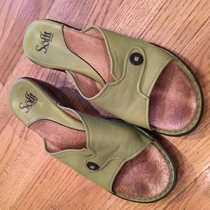 Sage green söfft shoes